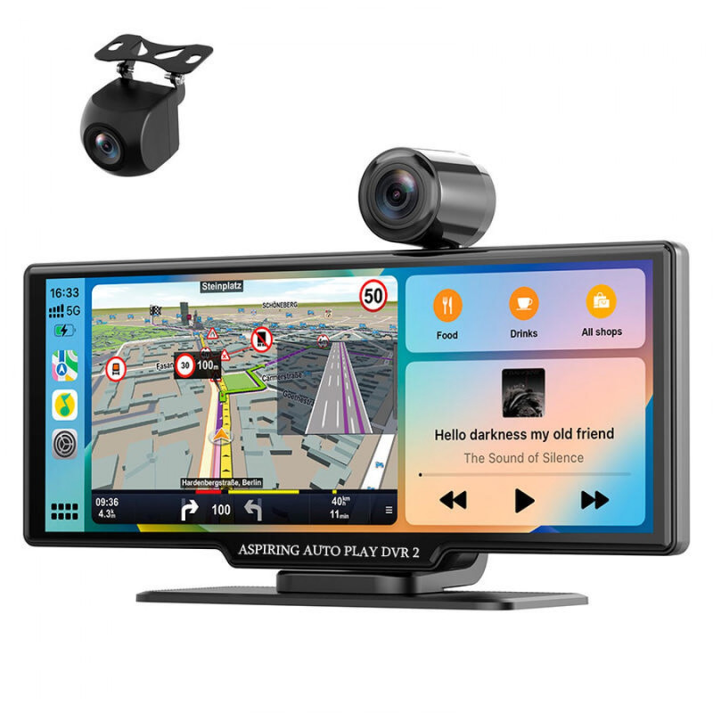 Автомонітор Aspiring Auto Play DVR 2, Magnet, CarPlay, Android auto