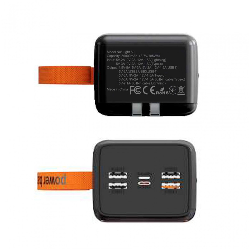 Павербанк Aspiring Light 50 PD22.5W 50000 mAh