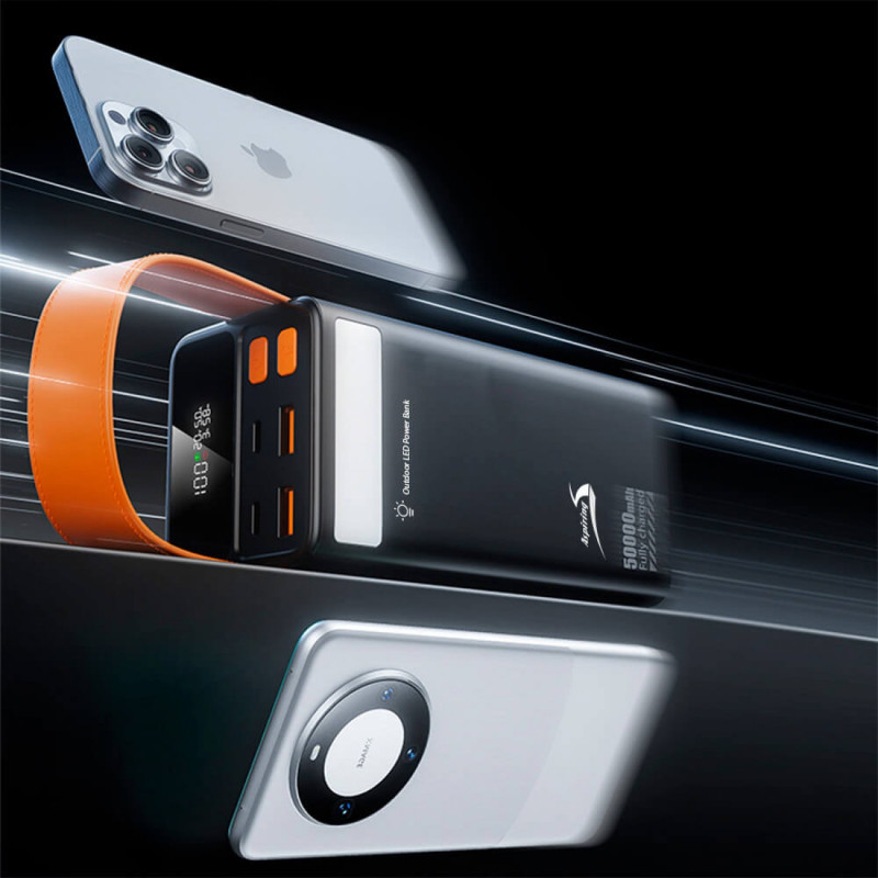 Мощный внешний аккумулятор Aspiring Vigor 50 50000mAh PD100W