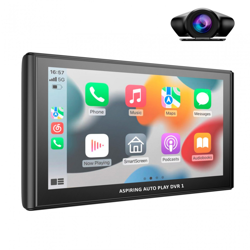 Автомобильный монитор Aspiring Auto Play DVR 1, CarPlay, Android auto