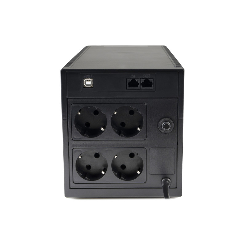 ДБЖ Powercom RPT-1500AP, 900 Вт, 4хEURO Schuko, AVR, USB