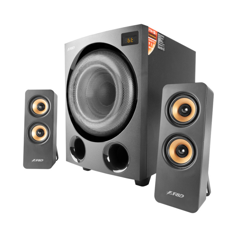 Акустична система 2.1 F&D F770X Black