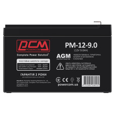Акумуляторна батарея Powercom PM-12-9.0 (12V 9.0Ah, AGM VRLA)
