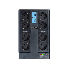ДБЖ Powercom CUB-850N LCD, 510 Вт, 8хEURO Schuko