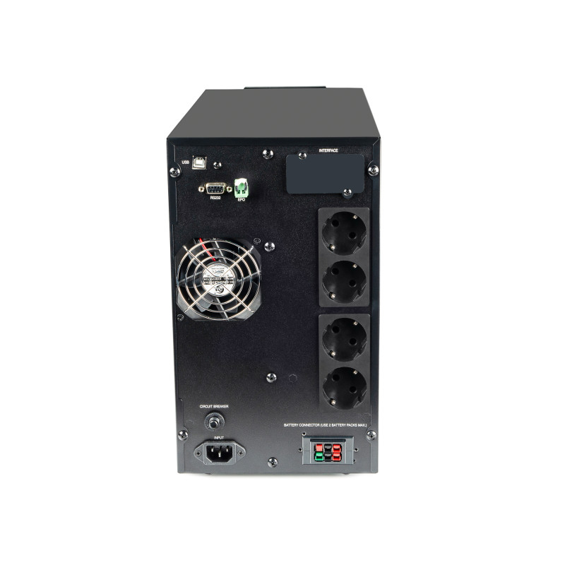 ДБЖ Powercom MAC-1500, 1500 Вт, 4хEURO Schuko, LCD, USB
