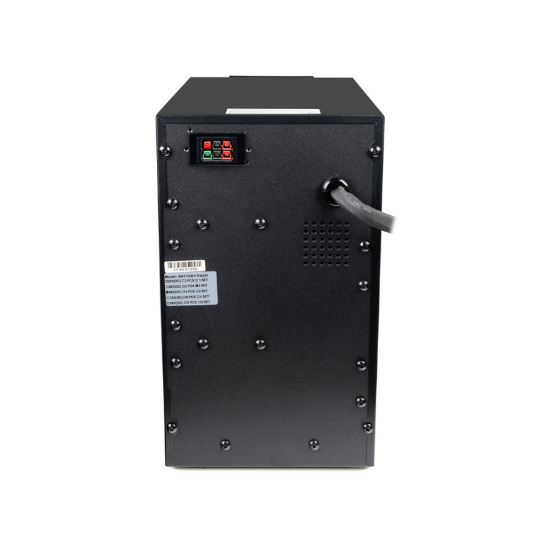 Зовнішній батарейний блок Powercom EBP.MAC-1500.48VDC (для On-Line ДБЖ MAC-1500, 48V, 812V/7.2Ah)