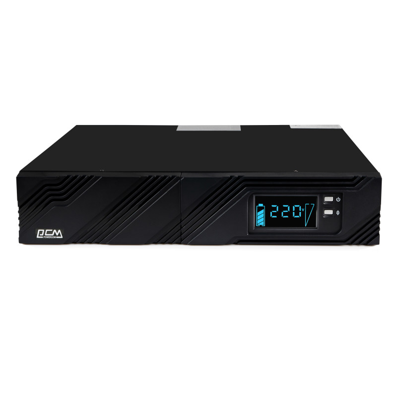 ДБЖ Powercom SPR-1000, 800 Вт, 8хIEC, AVR, LCD, USB