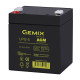 Акумуляторна батарея Gemix LP12-5 AGM 12V 5Ah для джерел безперебійного живлення (ДБЖ, UPS)
